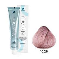 10.26 Безаммиачная крем-краска для волос ADRICOCO Miss Adr Brazilian Elixir Платиновый блонд розовый