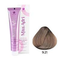 9.21 Крем-краска для волос Miss Adri ELITE EDITION Очень светлый блонд фиолетовый пепельный 100 мл