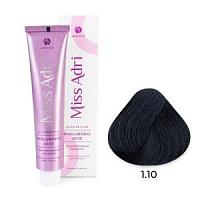 1.10 Крем-краска для волос Miss Adri ELITE EDITION Иссиня-черный 100 мл
