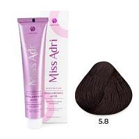 5.8 Крем-краска для волос Miss Adri ELITE EDITION Светлый коричневый шоколад 100 мл