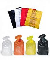 Пакеты (мешки) для утилизации медицинских отходов класса Б 100 л (600*1000) 50шт желтые