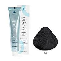 6.1 Безаммиачная крем-краска для волос ADRICOCO Miss Adr Brazilian Elixir темный блонд пепельный 100
