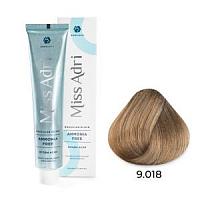 9.018 Безаммиачная крем-краска для волос ADRICOCO Miss Adr Brazilian Elixir очень светлый блонд проз