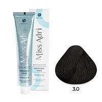 3.0 Безаммиачная крем-краска для волос ADRICOCO Miss Adr Brazilian Elixir Темный коричневый 100 мл