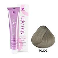 10.102 Крем-краска для волос Miss Adri ELITE EDITION Платиновый блонд пепельный жемчужный 100 мл