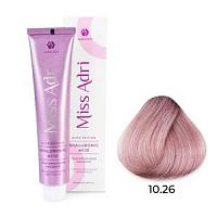 10.26 Крем-краска для волос Miss Adri ELITE EDITION Платиновый блонд розовый 100 мл