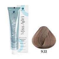 9.22 Безаммиачная крем-краска для волос ADRICOCO Miss Adr Brazilian Elixir очень светлый блонд фиоле