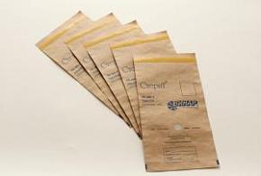 Пакеты КОРИЧНЕВЫЕ бумажные для стерилизации 75*150 100 шт с печатью