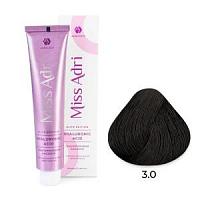 3.0 Крем-краска для волос Miss Adri ELITE EDITION Темный коричневый 100 мл