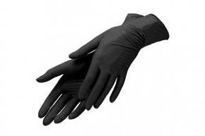 Перчатки нитриловые чёрные S (100 шт) 50 пар