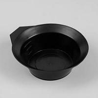 Чаша для краски черная, с ручкой черная, d=12 см, 200мл