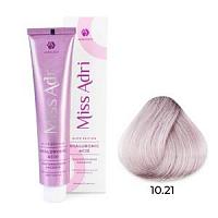 10.21 Крем-краска для волос Miss Adri ELITE EDITION Платиновый блонд фиолетовый пепельный 100 мл