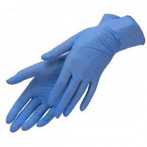 Перчатки нитриловые синие XS (100 шт) 50 пар
