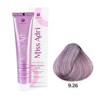 9.26 Крем-краска для волос Miss Adri ELITE EDITION Очень светлый блонд розовый 100 мл