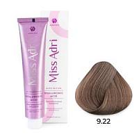 9.22 Крем-краска для волос Miss Adri ELITE EDITION Очень светлый блонд интенсивный фиолетовый 100 мл
