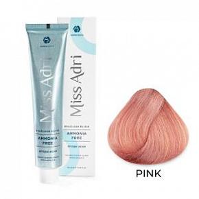 Pink Безаммиачная крем-краска для волос ADRICOCO Miss Adr Brazilian Elixir розовый 100 мл